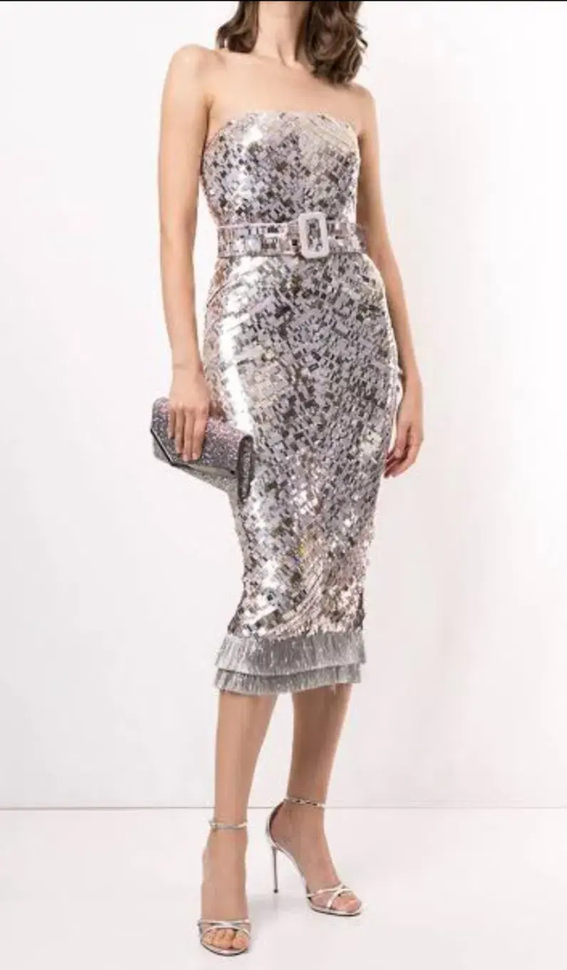 Rachel Gilbert Hunter Dress Lilac Size AU 12 for rent on The Volte - main image