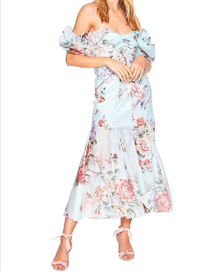 Alice McCall Postcard dress blue floral size 6 - Image 2