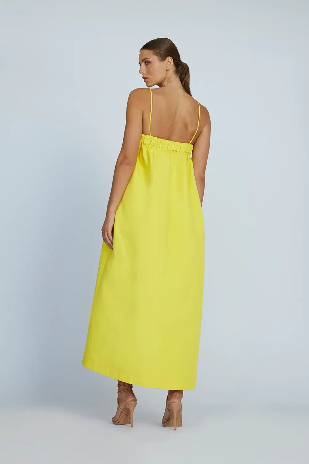 By Johnny Becca Pocket Maxi Dress Yellow Size 10 - Image 3