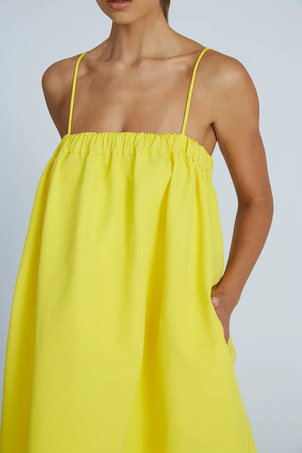 By Johnny Becca Pocket Maxi Dress Yellow Size 10 - Image 2