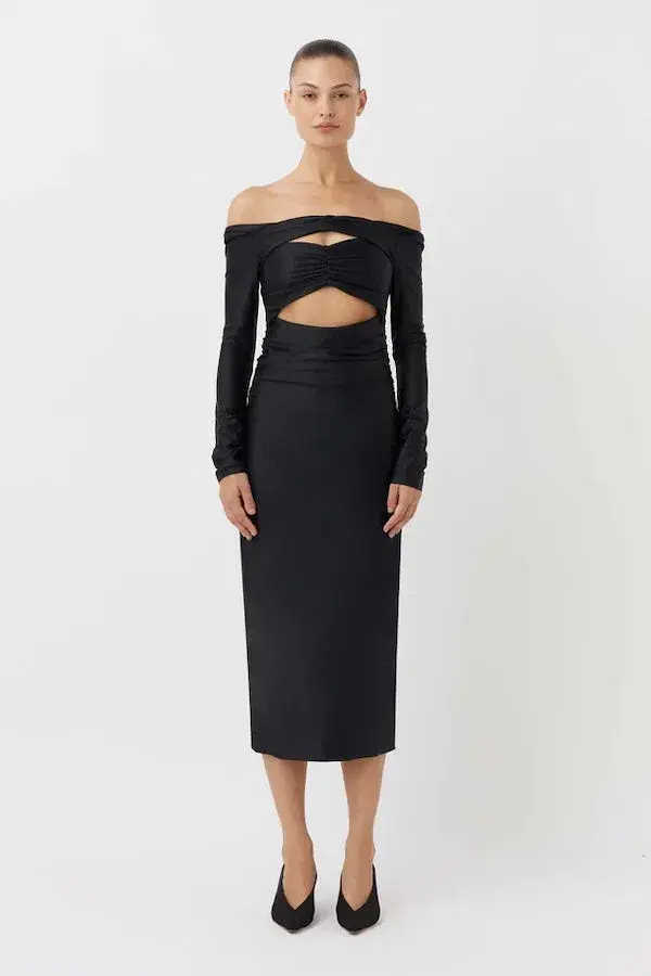 Camilla and Marc Berkley Dress Black Size 6 for rent on The Volte - main image