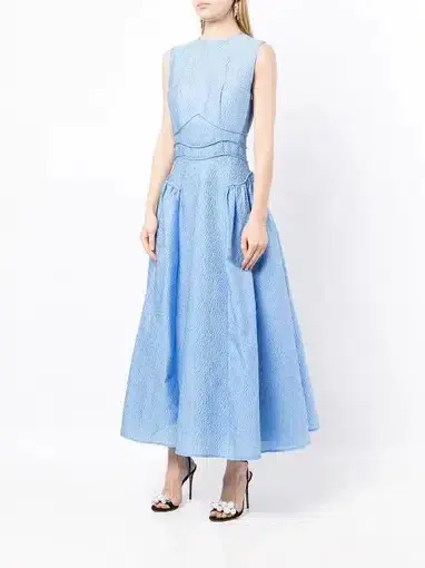 Rachel Gilbert - Sophia Dress Blue - Size 2 - Image 3