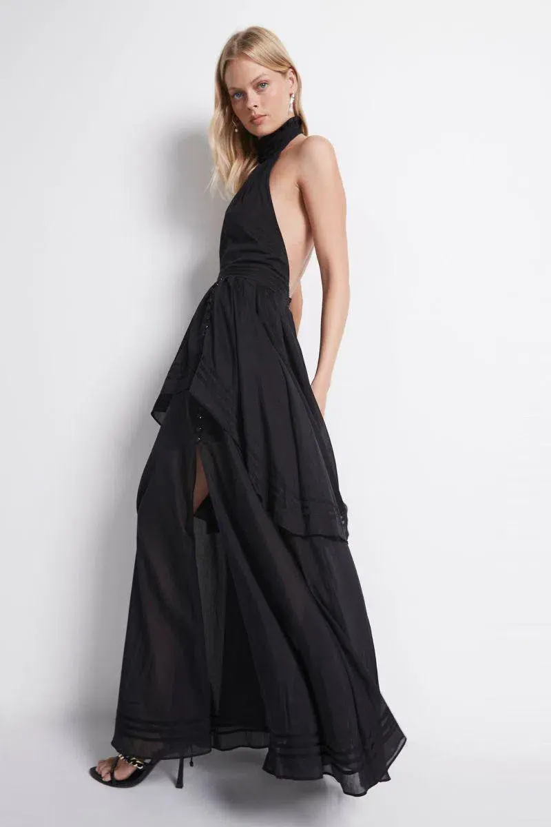 Aje Sienna Dress Black Size 6 - Image 2