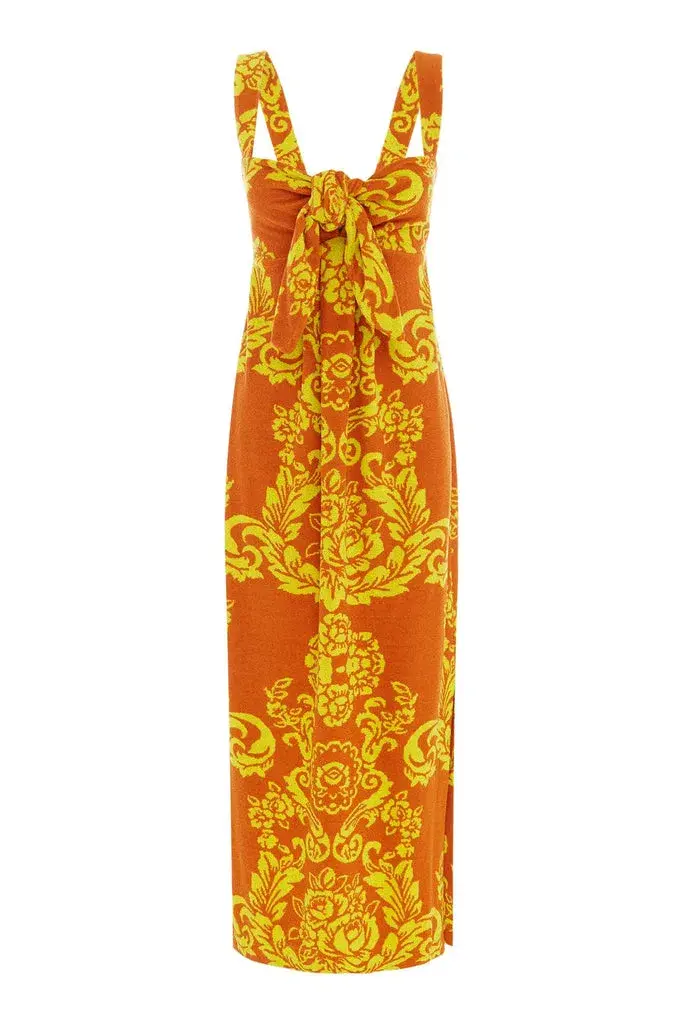 Alemais Alby Terry Midi Dress Print Size 14  - Image 3
