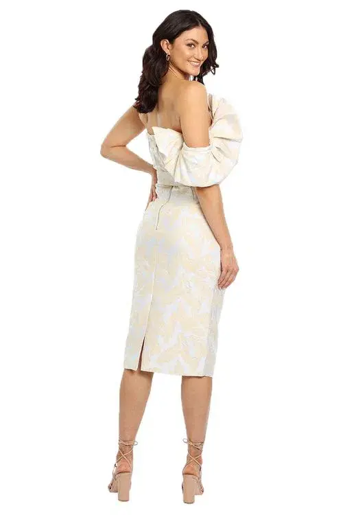 Eliya the Label Kimberly Dress Cream Size 14 - Image 3