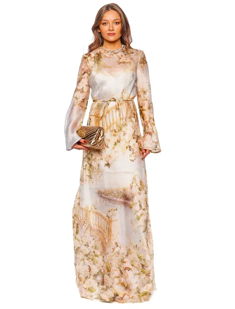 Zimmermann Luminosity Bias Silk Dress - Size 0P / AU 6 - Image 3