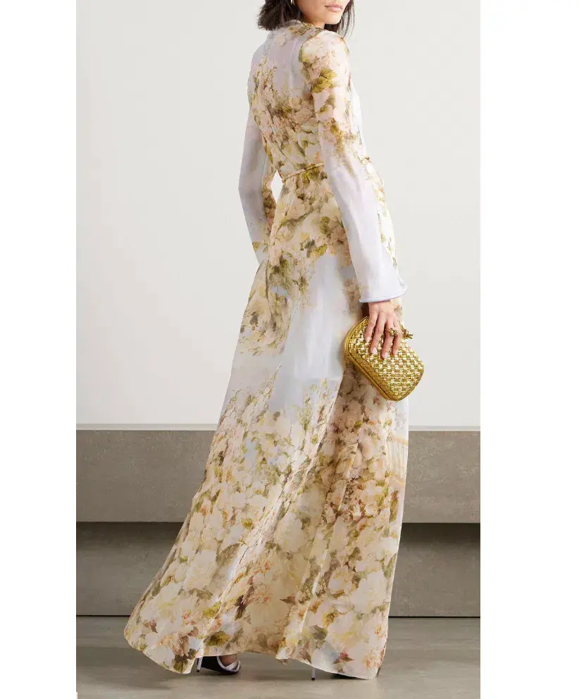 Zimmermann Luminosity Bias Silk Dress - Size 0P / AU 6 - Image 2