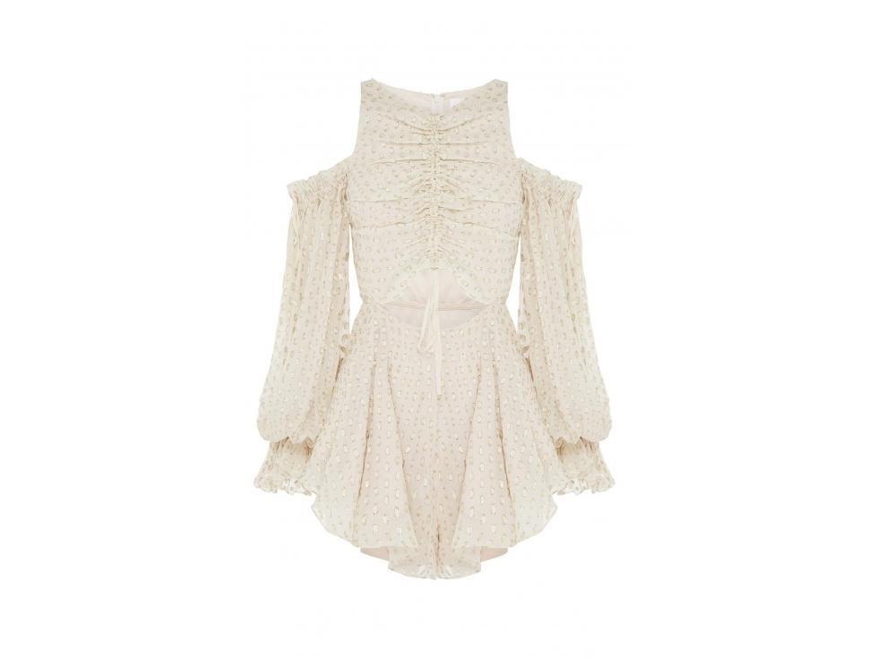 Alice McCall Did it Again Playsuit in Shell  - Image 2