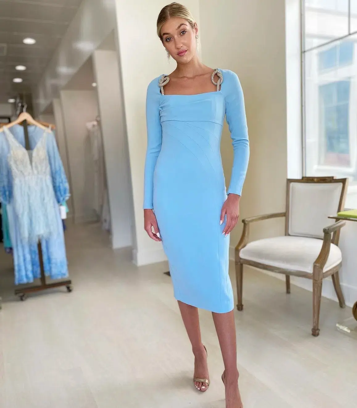 Rachel Gilbert Blaise Dress Blue Size 2 / AU 10 - Image 1