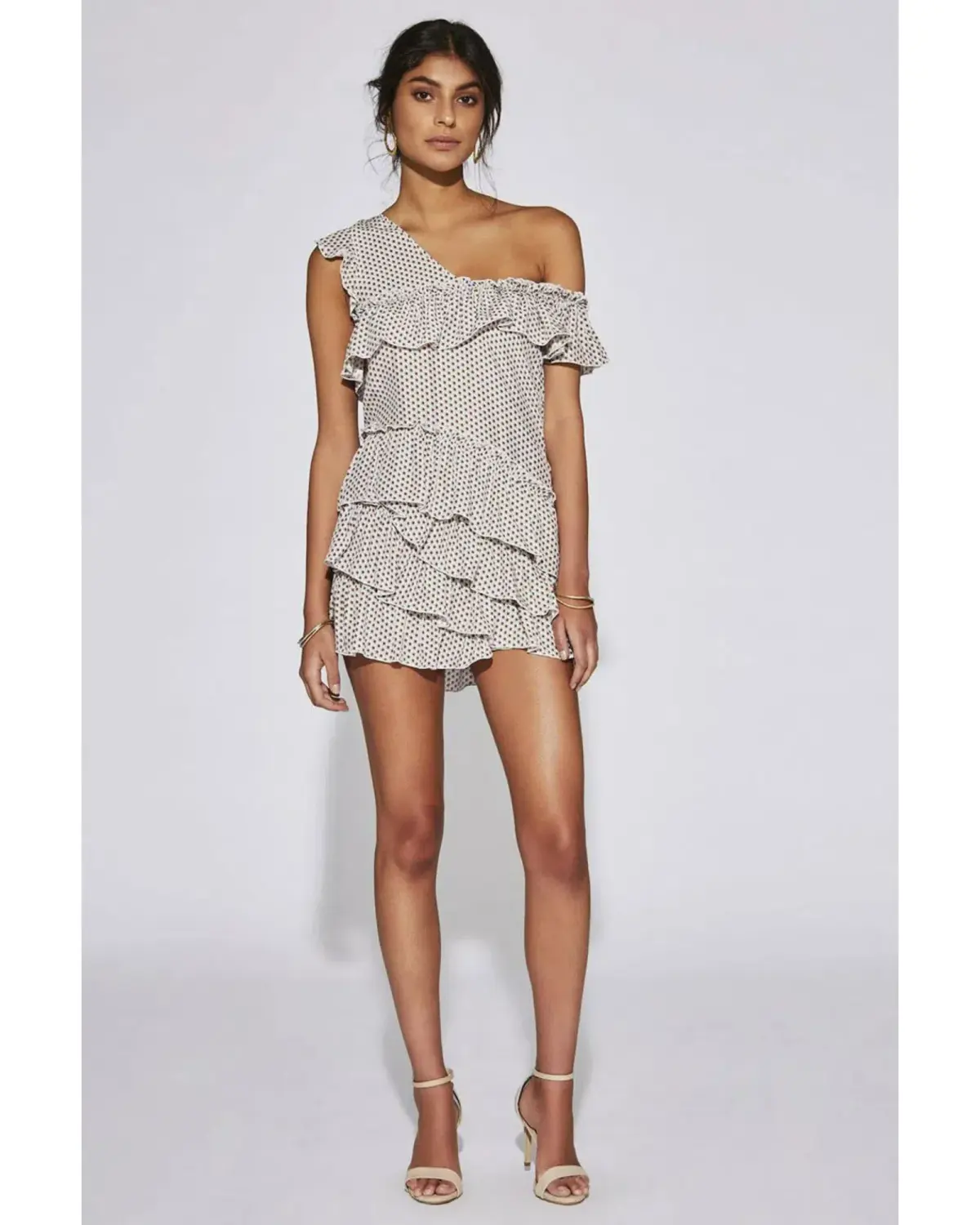 Sir The Label Emelie Mini Dress Print Size AU 8 - Image 1