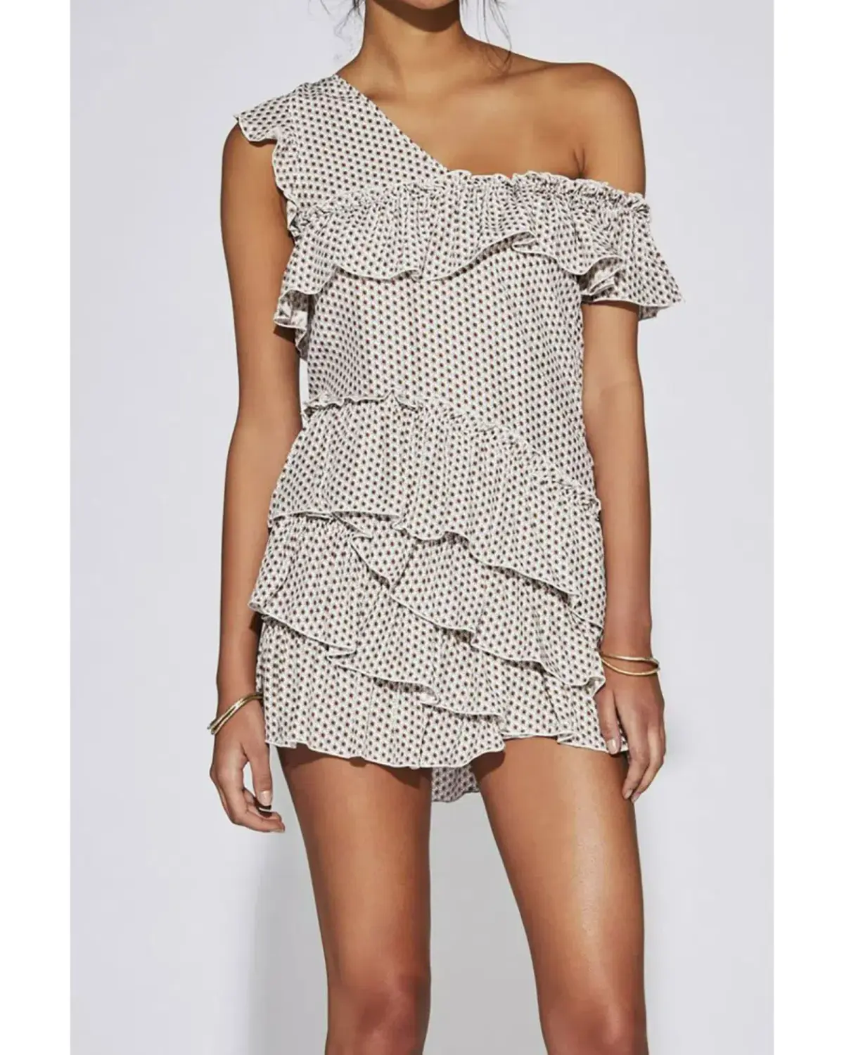 Sir The Label Emelie Mini Dress Print Size AU 8 - Image 2