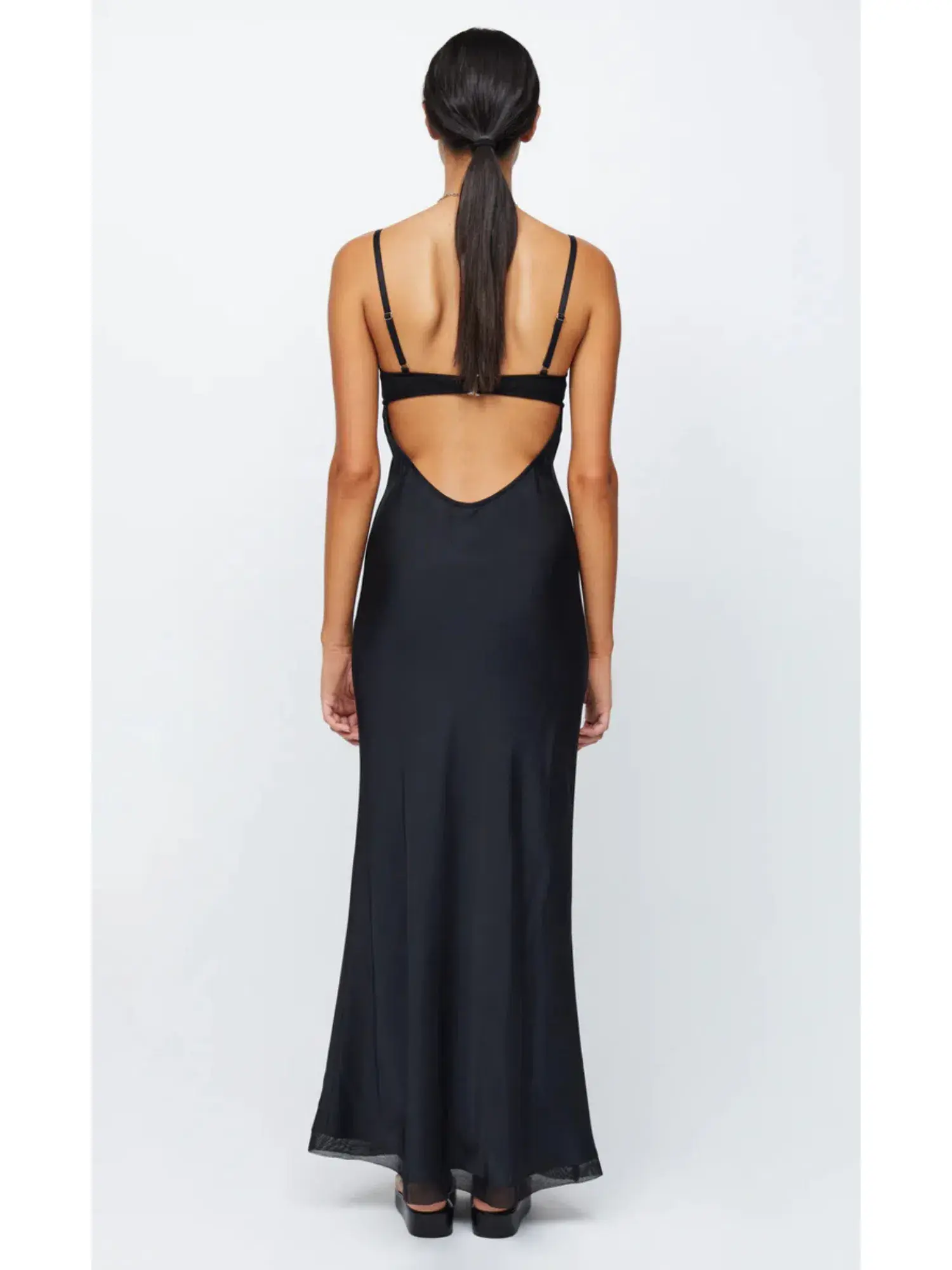 Bec & Bridge Joelle Maxi Dress Black Size AU 6 - Image 4