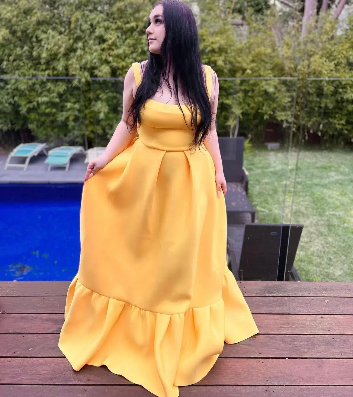 Rachel Gilbert Cora Dress Yellow Size 5/ Au 16 - Image 1
