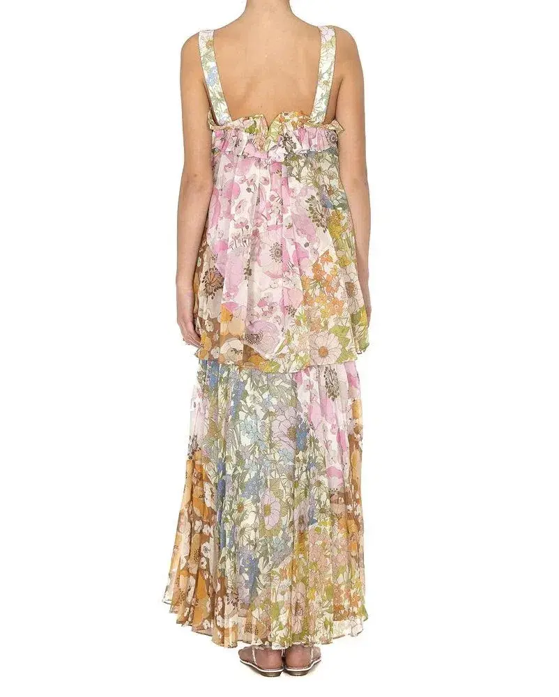 Zimmermann Super Eight Maxi Dress Floral Size 0/ AU 8 - Image 5