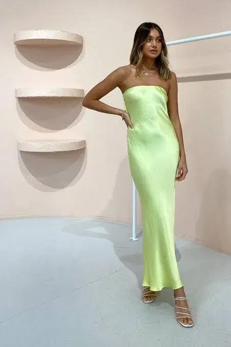 Bec & Bridge Citrus Sweetie Midi Dress Green Size AU 6 - Image 1