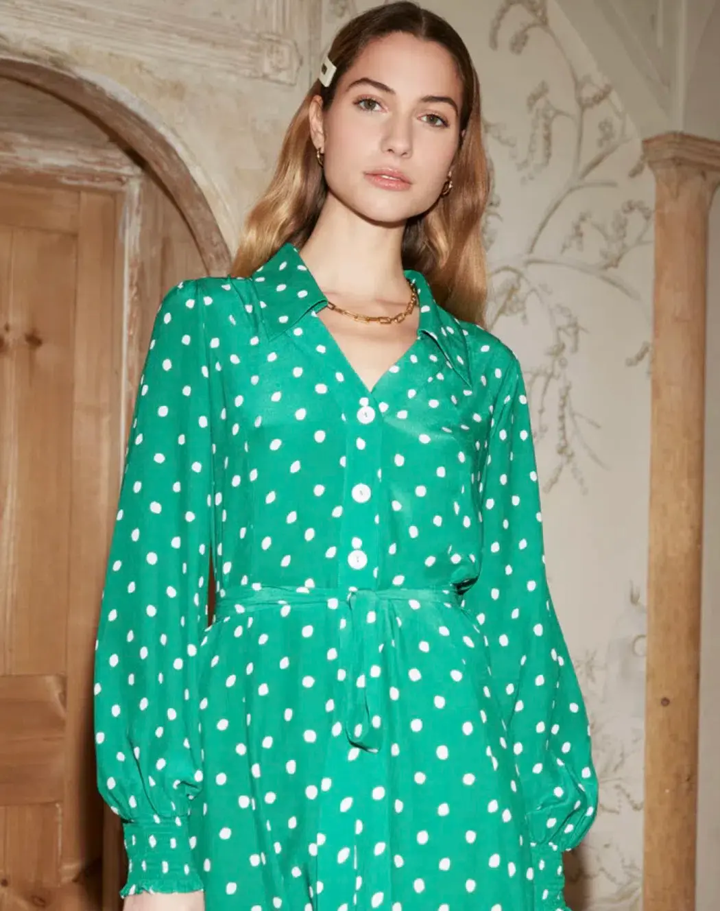 Kitri Sylvie Dress Green Size AU 8 - Image 2