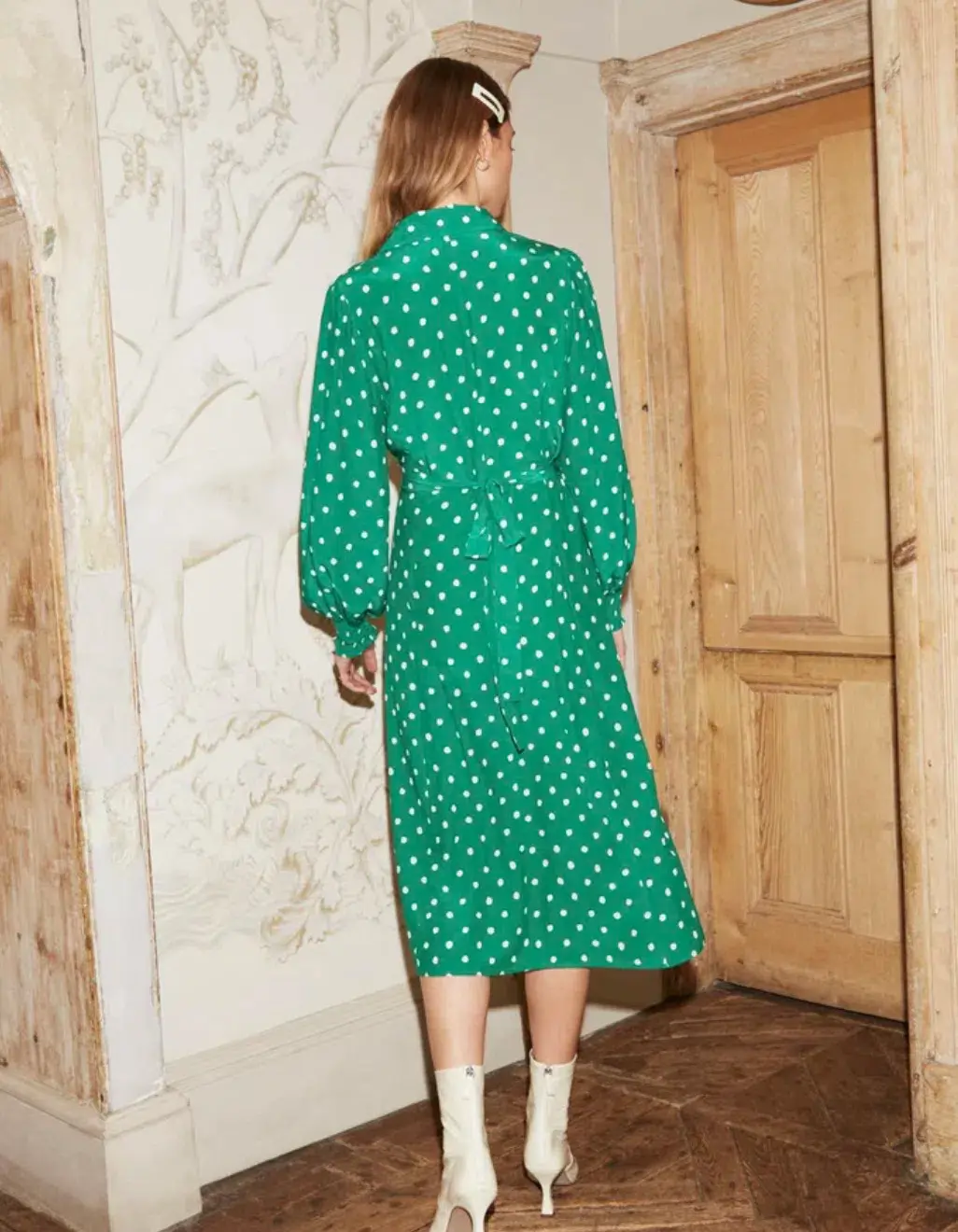 Kitri Sylvie Dress Green Size AU 8 - Image 3