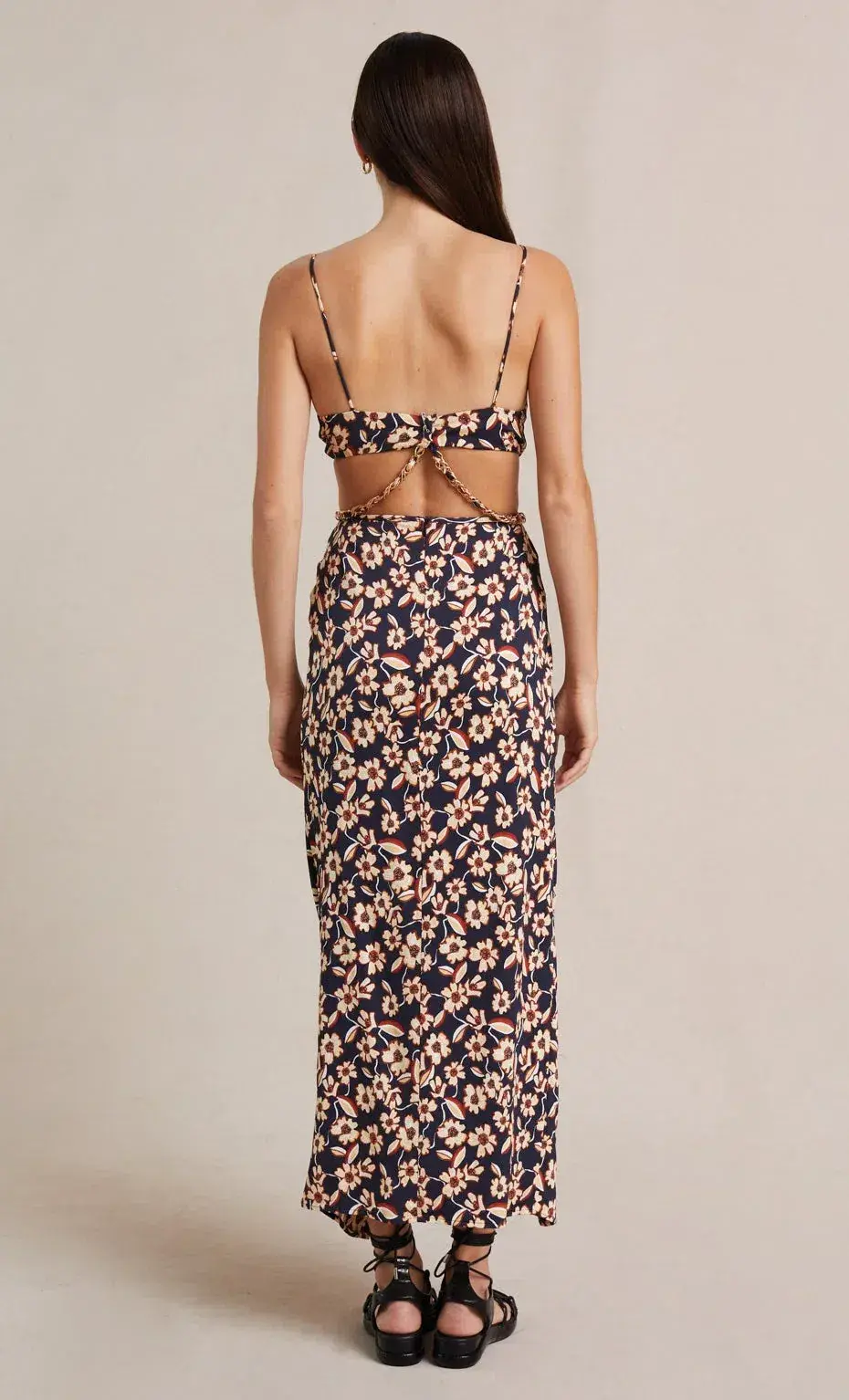 Bec & Bridge Modern Romance Twist Dress Floral Size 6  for rent on The Volte - main image