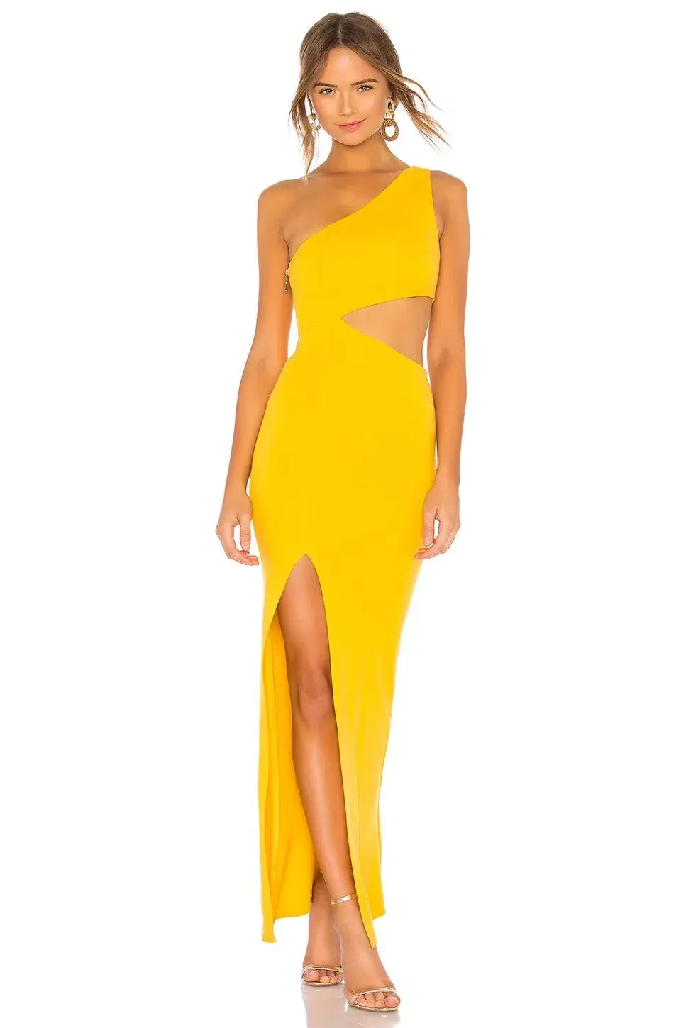 Revolve NBD X Naven Marissa Dress Canary Yellow Size 4 - Image 1