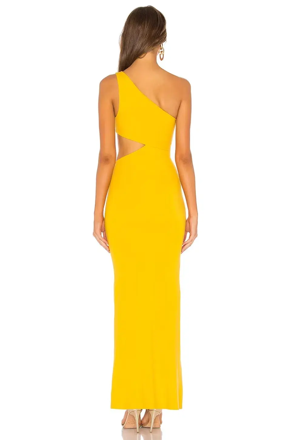 Revolve NBD X Naven Marissa Dress Canary Yellow Size 4 - Image 3