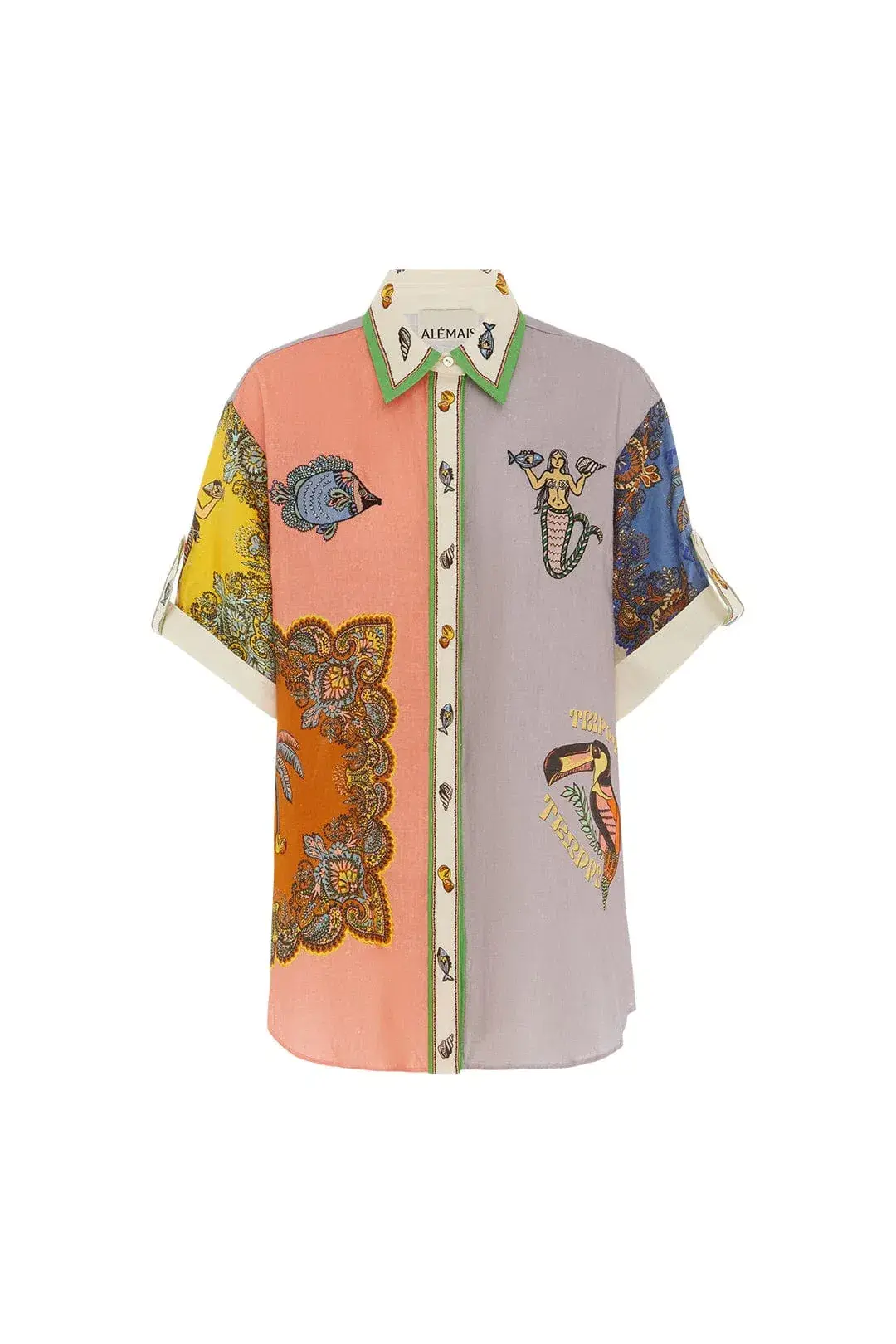 Alemais Trippy Troppo Shirt and Pant Two Piece Set Multi Print Size 10 - Image 7