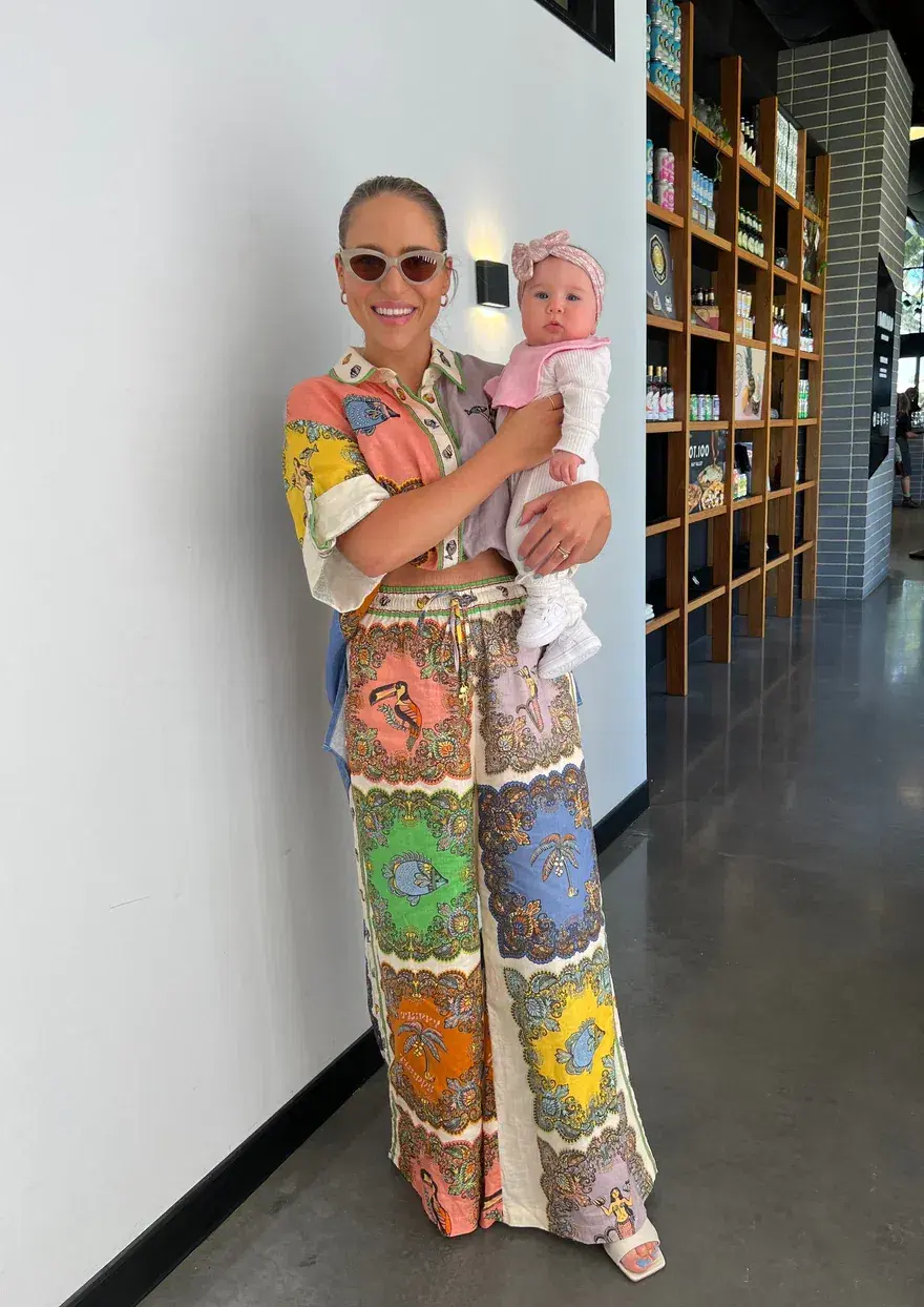 Alemais Trippy Troppo Shirt and Pant Two Piece Set Multi Print Size 10 for rent on The Volte - main image