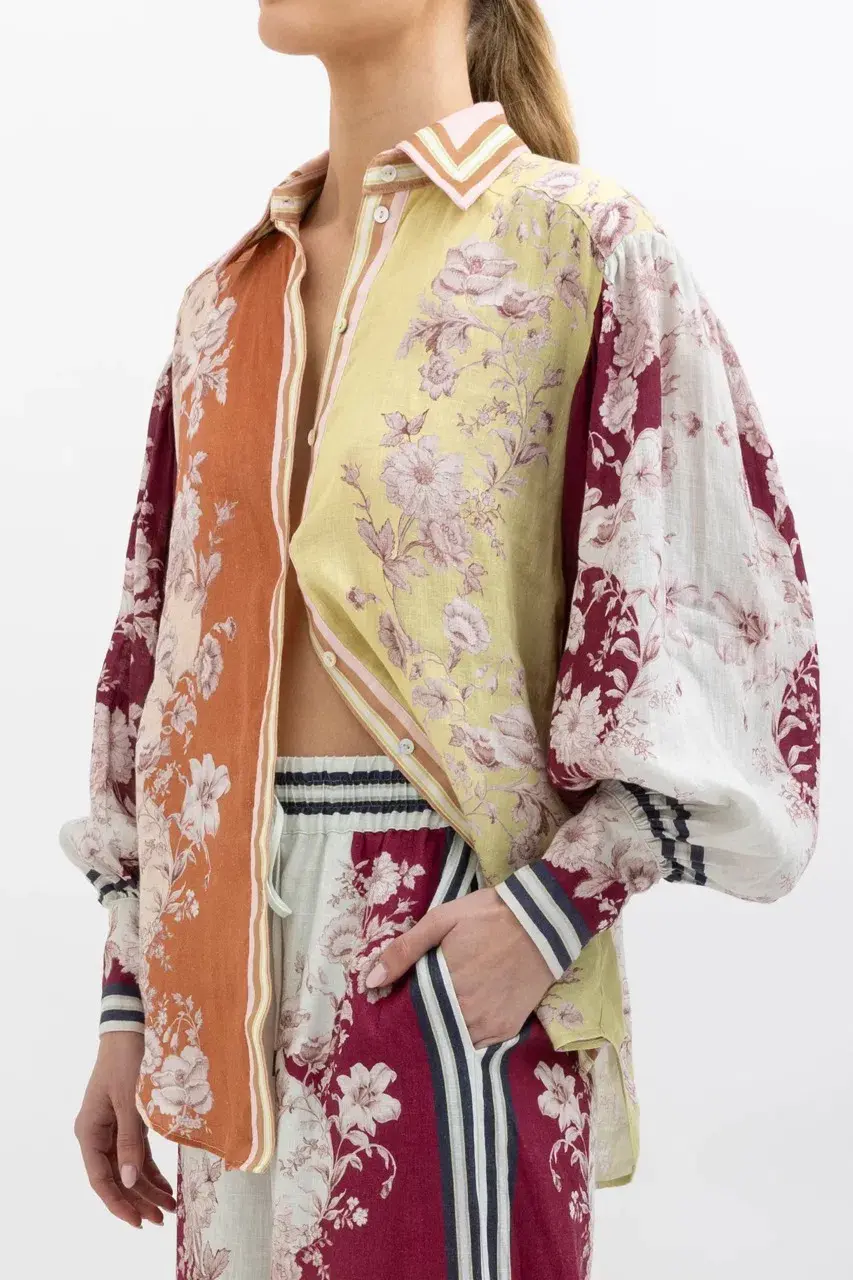 Alemais Marlow Shirt and Pant Set Floral Size AU 10 - Image 11