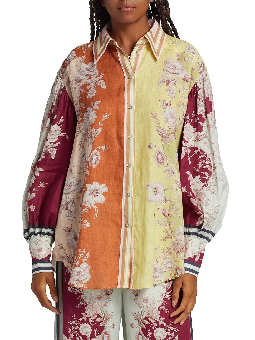 Alemais Marlow Shirt and Pant Set Floral Size AU 10 - Image 5