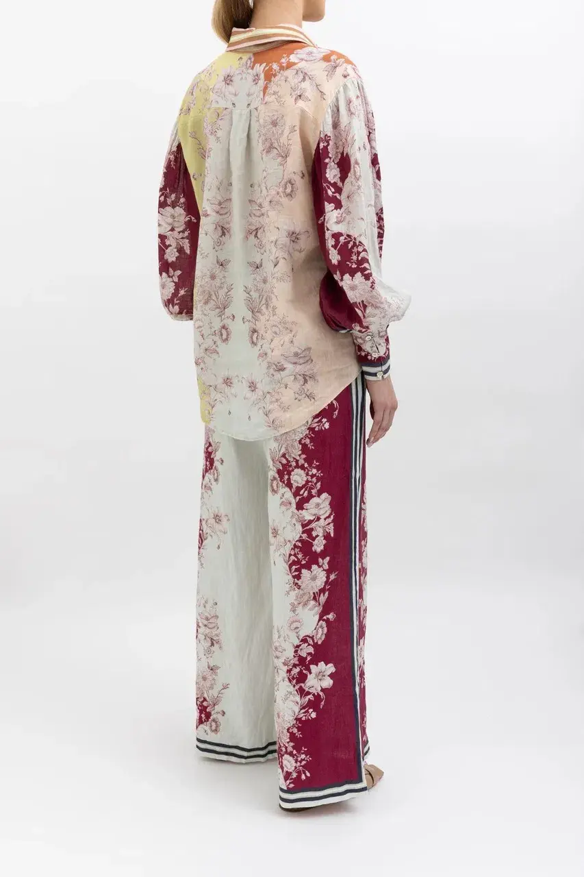 Alemais Marlow Shirt and Pant Set Floral Size AU 10 - Image 9