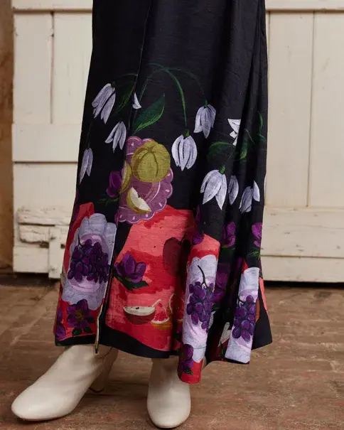 Binny  The Laden Table  Maxi Dress Print Size 14 - Image 9