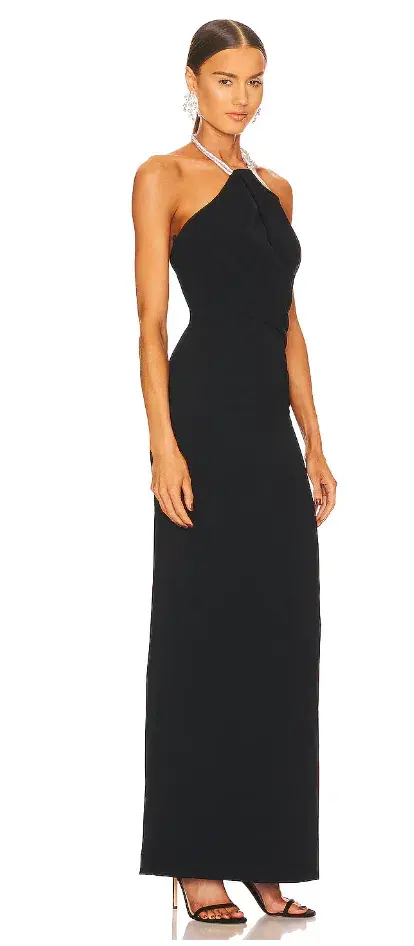 Solace London Riva Maxi Dress in Black Size 10 / M - Image 2