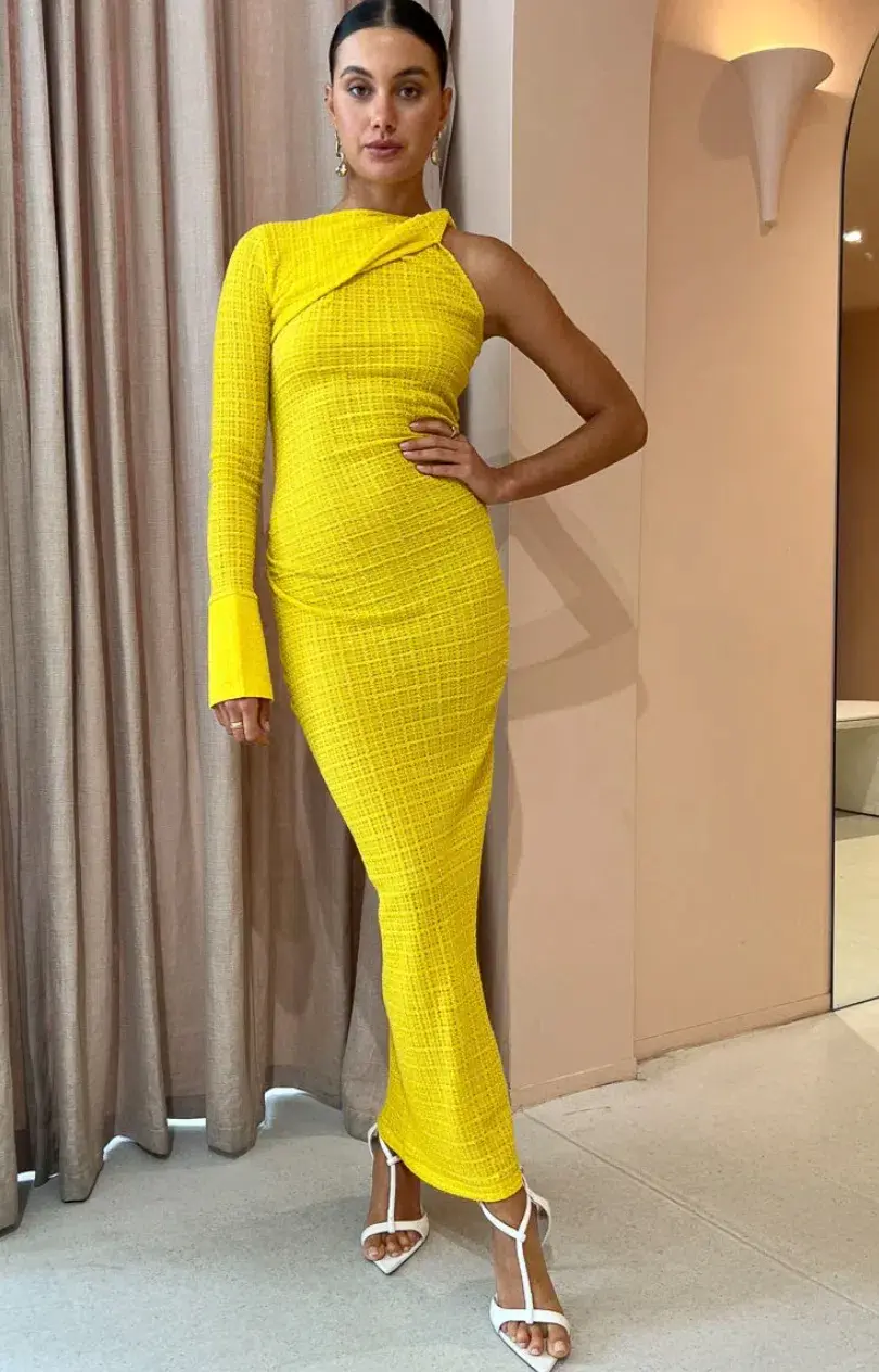 Camilla and Marc Cypress Dress Yellow Size 10  - Image 4