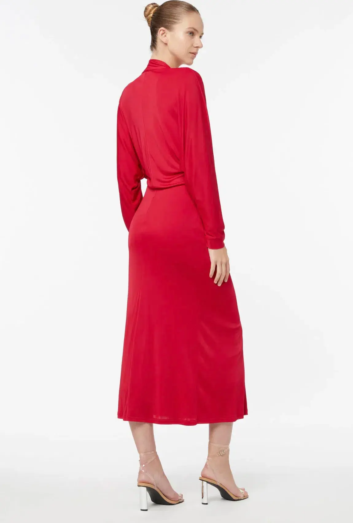 Manning Cartell Silk Jersey Midi Dress Size 10  - Image 4