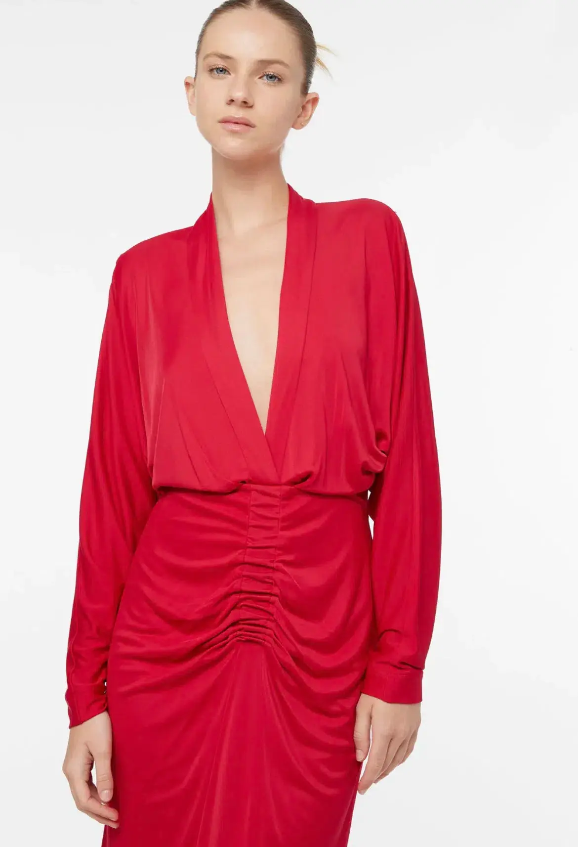 Manning Cartell Silk Jersey Midi Dress Size 10  - Image 3