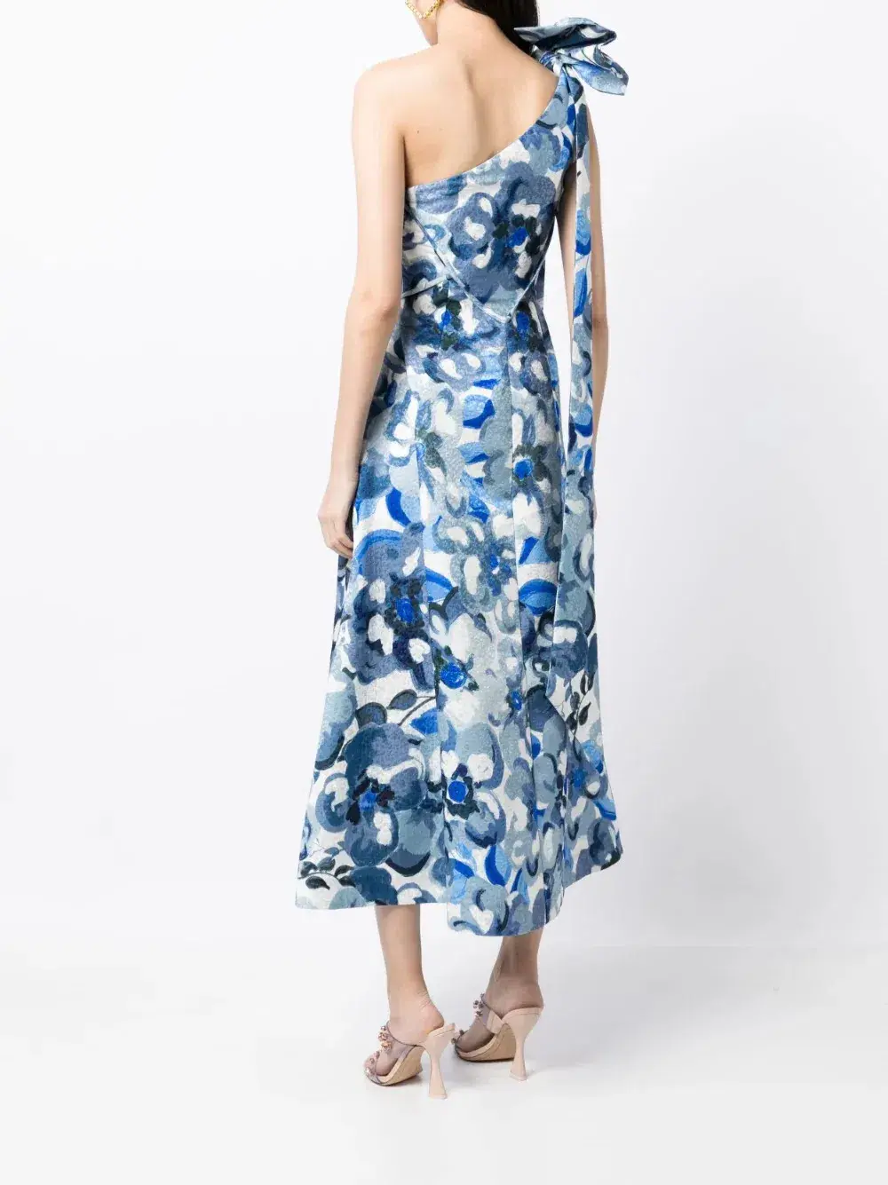 Rachel Gilbert Emiliano Dress Blue Print 0 / AU 6 - Image 3