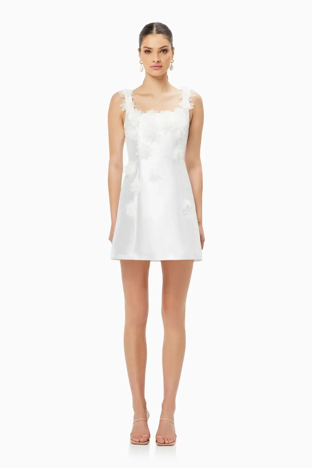 Elliatt Elder Dress White Size 6 - Image 1