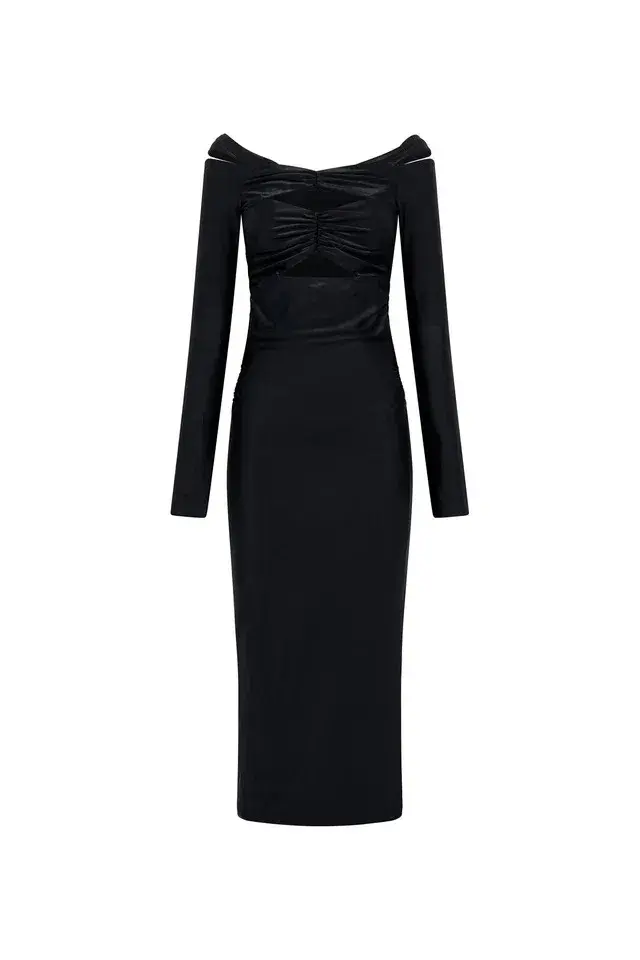 Camilla and Marc Berkley Off-shoulder Dress In Black Size AU 10  - Image 4