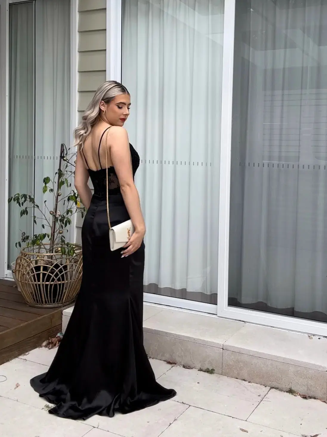 Jadore JX6091 Eve Evening Dress Black Size AU 8 - Image 2