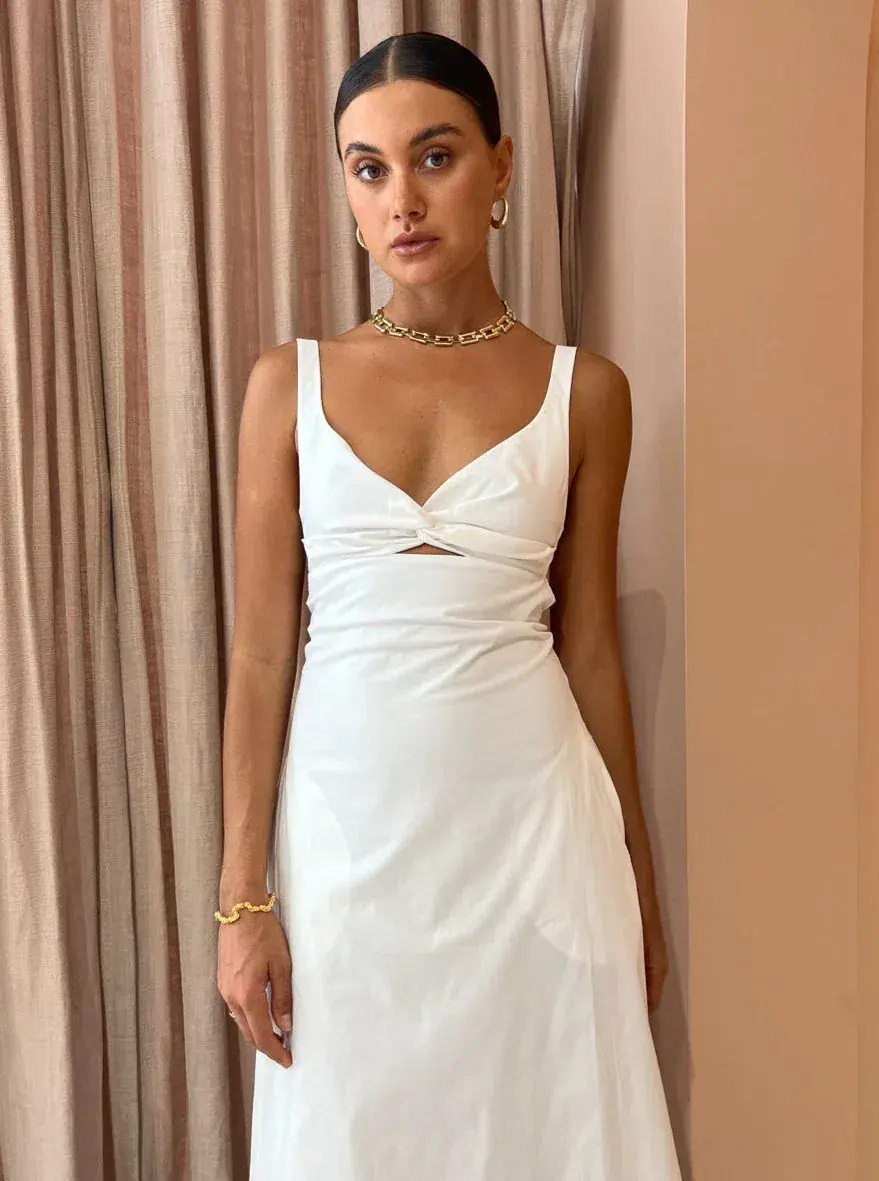 Anna Quan Heidi Dress In Swan White Size AU 6 - Image 2