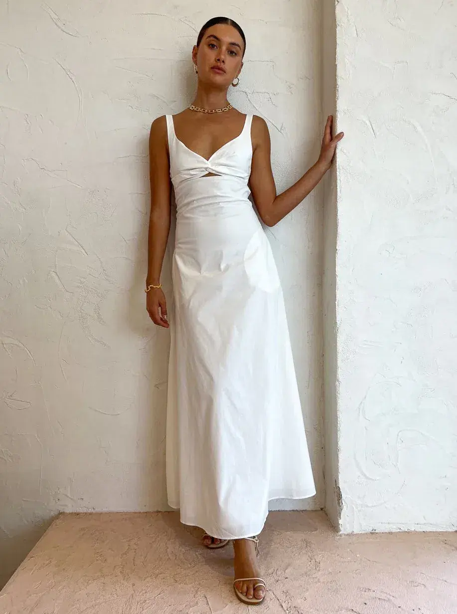 Anna Quan Heidi Dress In Swan White Size AU 6 - Image 4