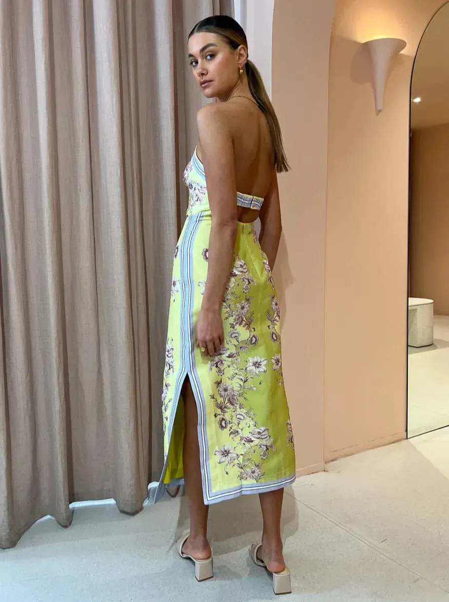 Alemais Marlow Bodice Dress Multi Size 4 for rent on The Volte - main image