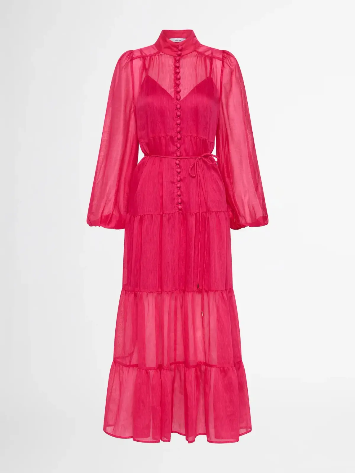 Sheike Kirra Maxi Dress Pink Size 14 - Image 4