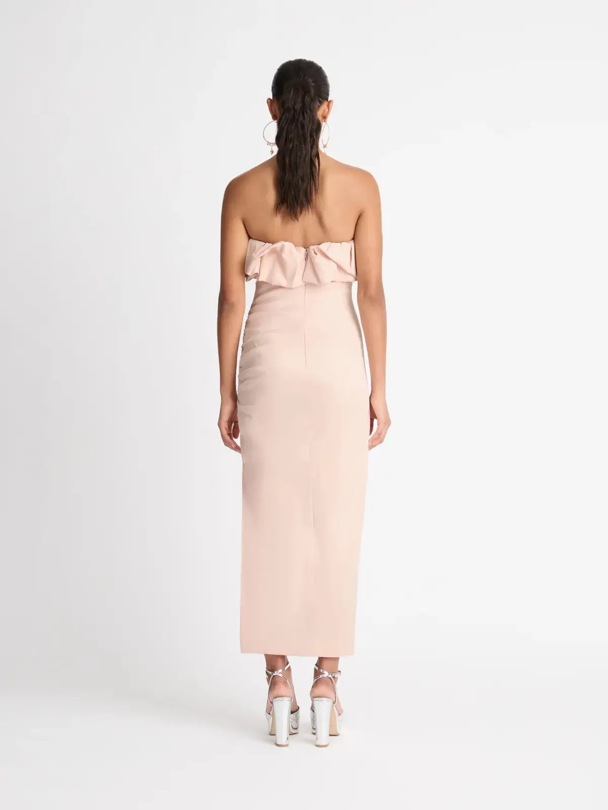 Sheike Queen Of Hearts Dress Pink Nude Size 16 - Image 3