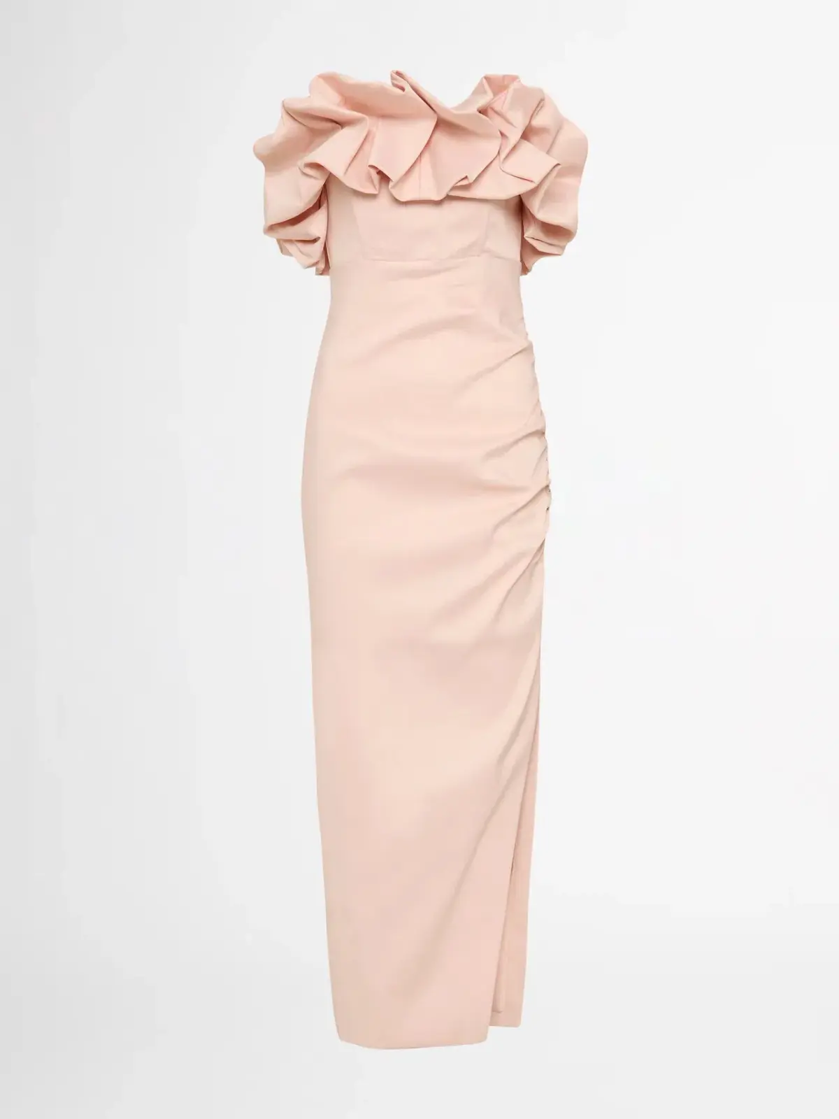 Sheike Queen Of Hearts Dress Pink Nude Size 16 - Image 4