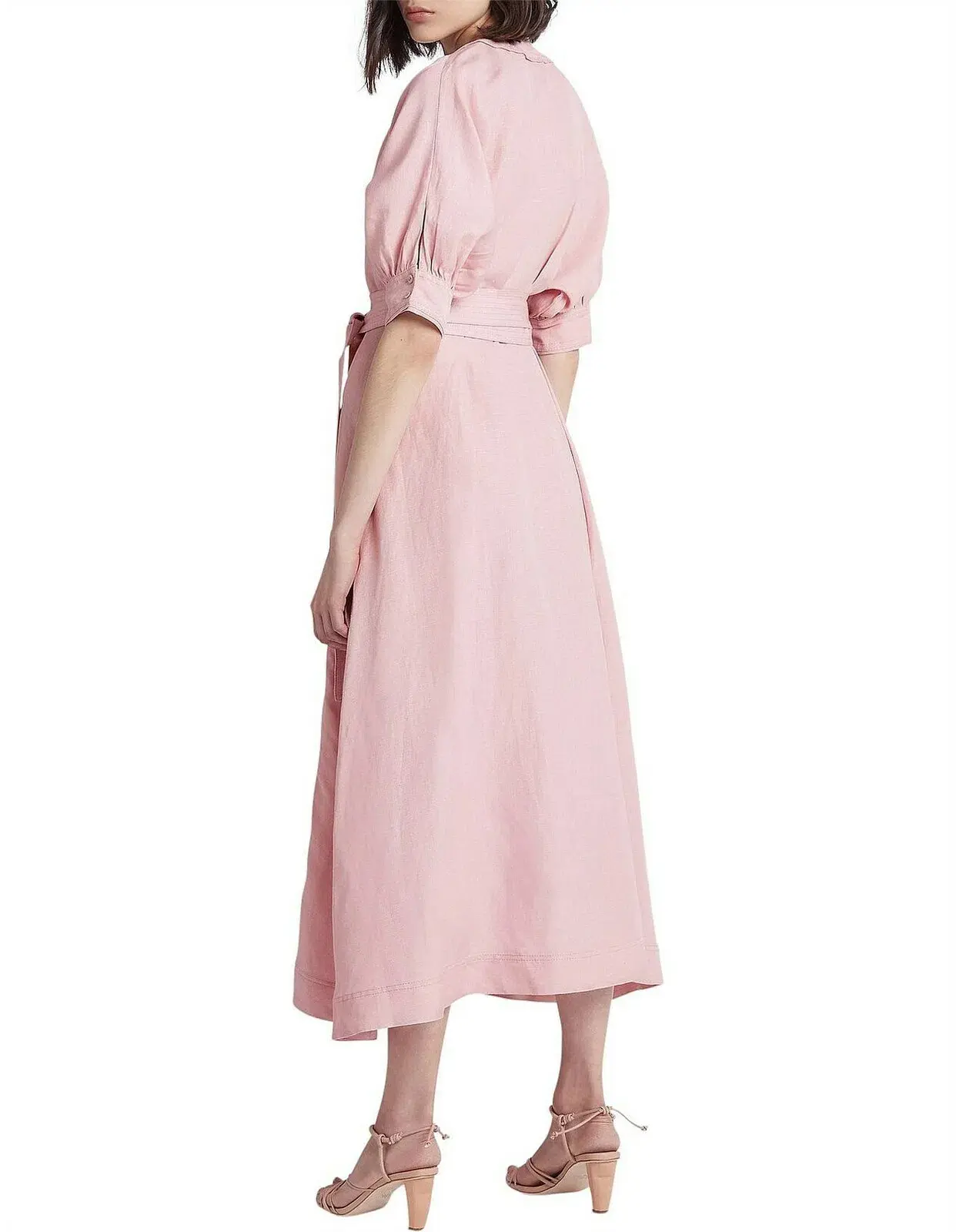 Aje Ennoble Dress Pink Size L/Au 14 - Image 3