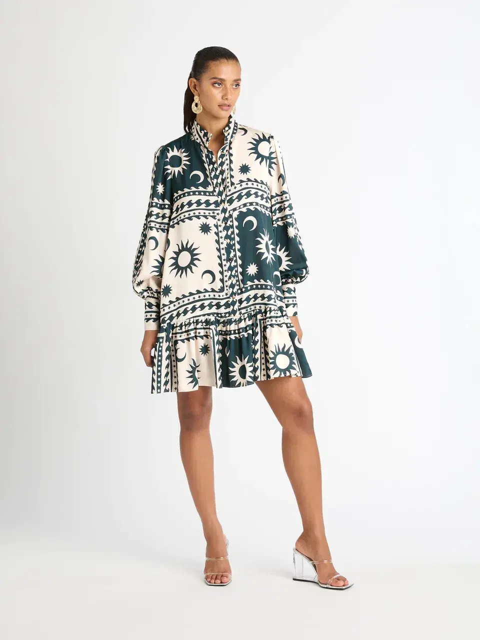 Sheike Suns And Moons Dress  Print Size 6 - Image 3