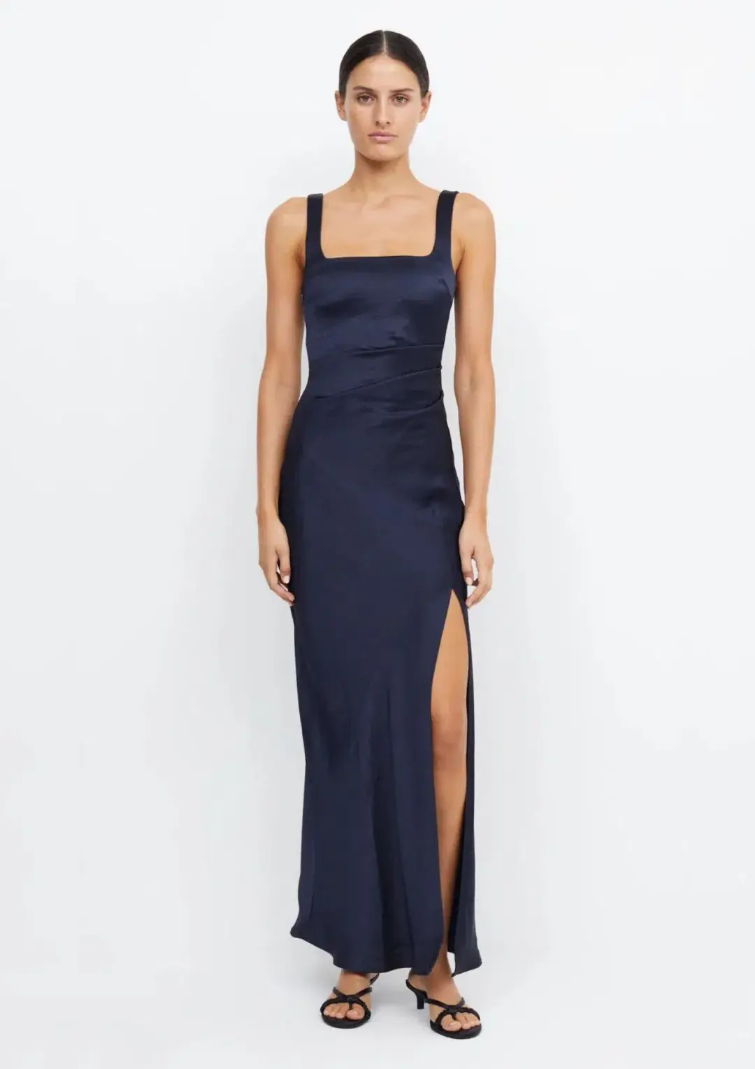 Bec & Bridge The Dreamer Square Neck Dress Ink Size 10 for rent on The Volte - main image