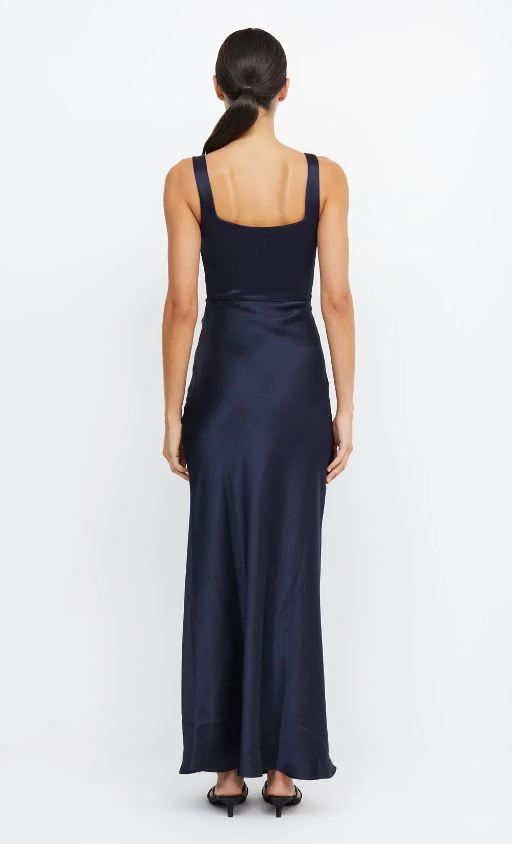 Bec & Bridge The Dreamer Square Neck Dress Ink Size 10 - Image 2