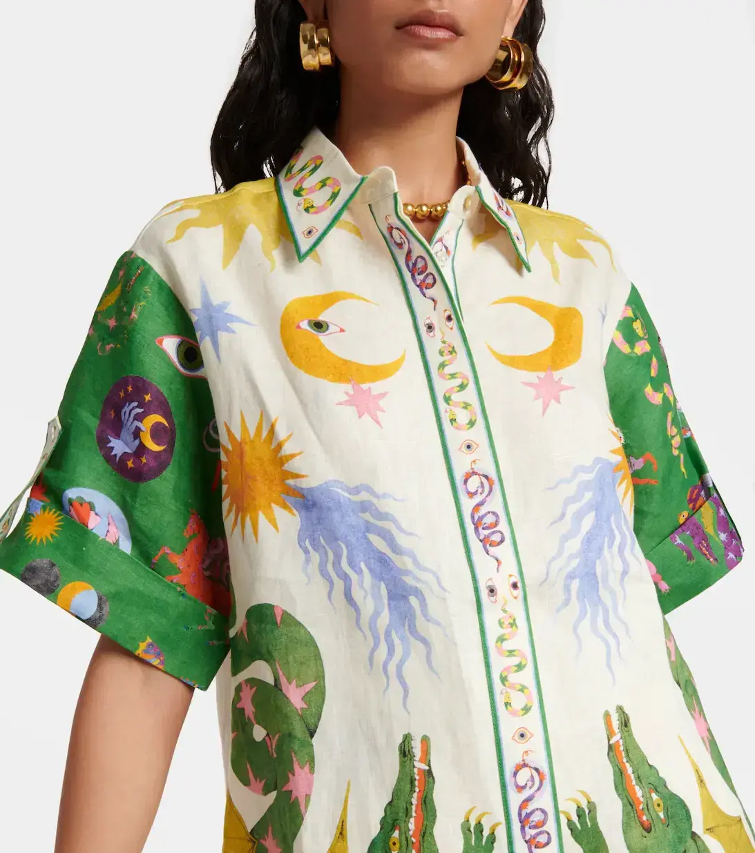 Alemais Seeker Shirt Print Size 6 and Short Print Size 8    - Image 3