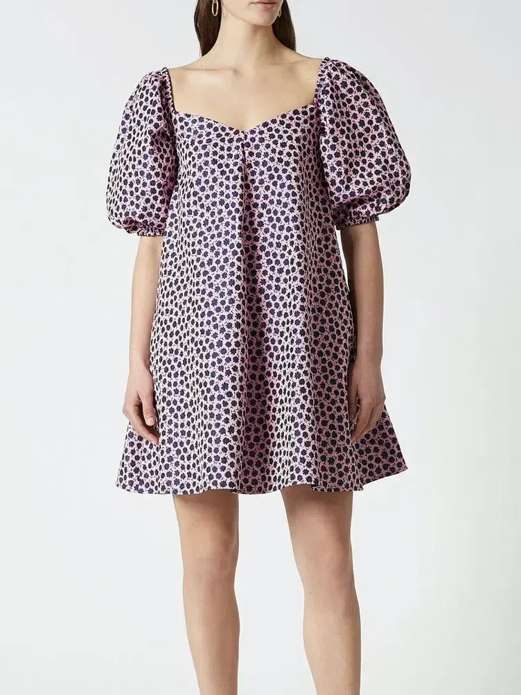 Scanlan Theodore Floral Trapeze Dress – Pink/Print (Size 8) - Image 3